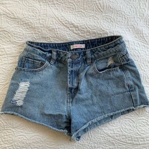 Denim shorts